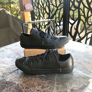 Converse leather all star low tops